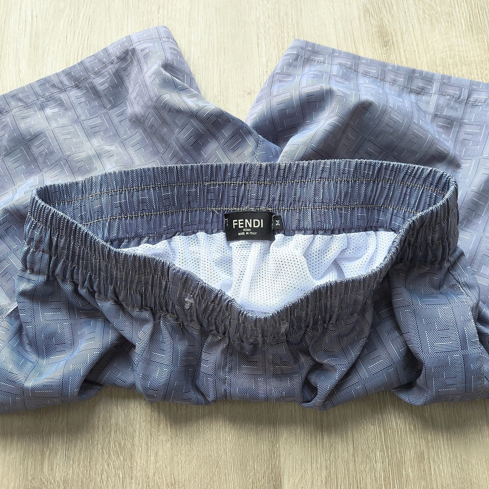 Fendi Gray Athletic Shorts
